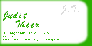 judit thier business card